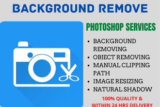 professionally remove background from image, cut out photos