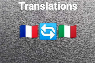 translate french to italian and vice versa