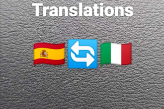 translate spanish to italian and vice versa