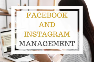 manage facebook and instagram