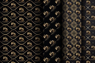 Hot Review! design unique clothing monogram pattern using modern textile