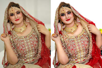 do high end photo retouch