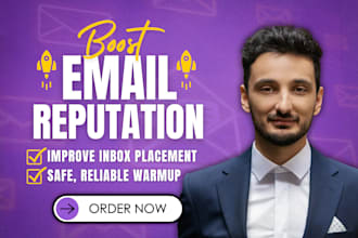 send warmup emails and set the domain up to increase inbox rate deliverability