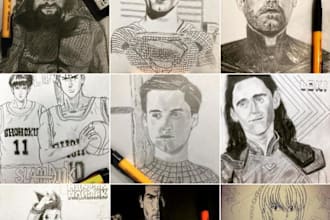 draw realistic pencil drawing