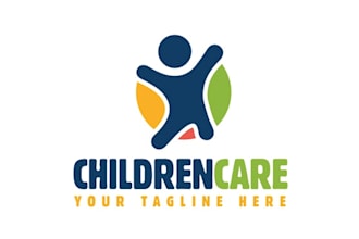 design logo for kids childcare baby shop etsy or daycare