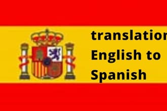 translate english to spanish