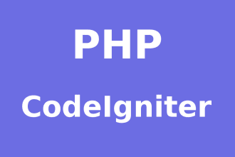 develop website in PHP using codeigniter