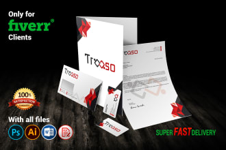 design business card, letterhead and stationary items