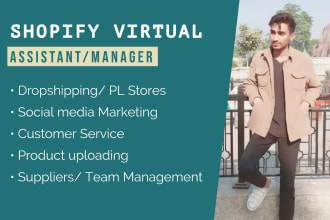 be your shopify virtual assistant VA