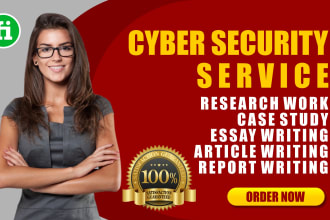 do well researched technical writing on cyber security articles