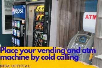 place your vending or atm machines by cold calling in USA and canada
