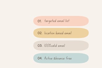 collect active and verified email