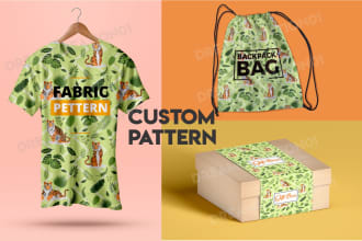 design seamless pattern for textile or print