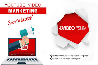 organic youtube video promotion with ads