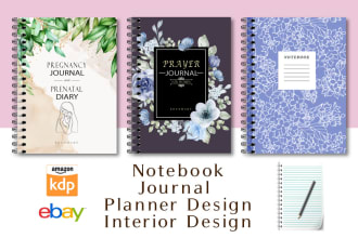 design notebook cover,journal,planner and interior pages