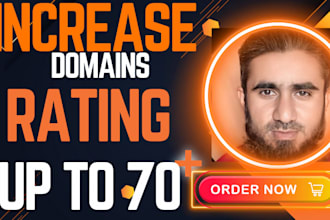 increase domain rating ahrefs DR from any point to 70 plus