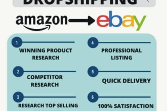 do amazon to ebay dropshipping top listings