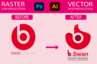 redesign, remake and modify the logo designs