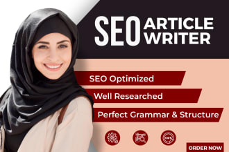 do SEO article writing, content writing for your blogs