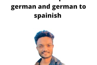 do translation spainish to german