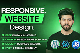 design wordpress website on bluehost, siteground, hostinger