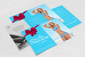 design quality postcard, gift  and insert card