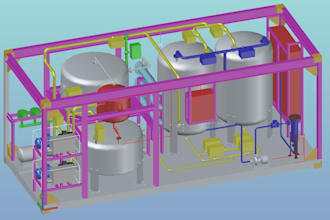 create 3d model of piping