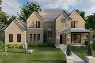 3d of modern house design