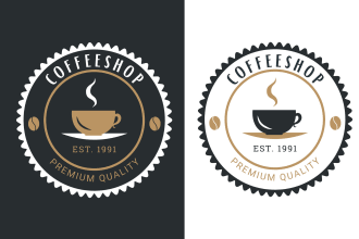 design cafe logo, coffee shop, restaurant, and fast food,etc