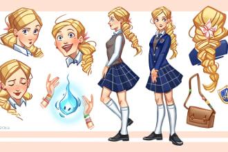 create character design and concept art