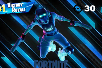 cheap fortnite thumbnail team blue