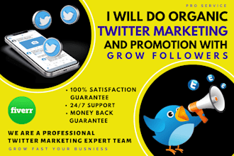 do organic twitter marketing and promotion