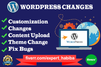 make changes in your wordpress website within 12 hours
