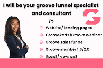 design groovefunnels groovekart sales funnel and groove landing page