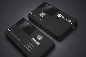 professional business cards and editing works