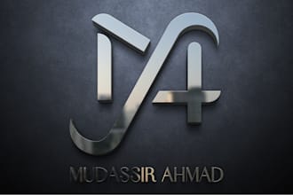 make modern 3d bussiness logo design