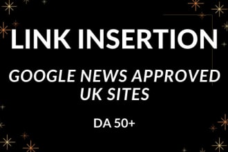 do curated link building inserts niche edits on uk news sites