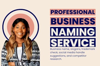 brainstorm brand names, business name and slogans