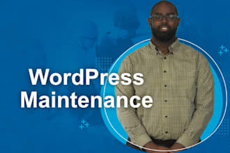 do wordpress maintenance and care