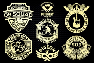 design vintage retro logo for you
