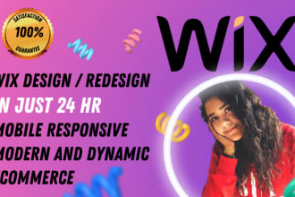 create, redesign, and optimize your wix studio website with UX UI focus