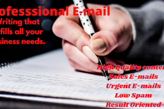 write outstanding sales copy for your professional emails