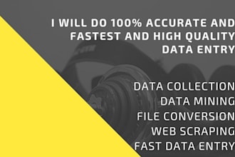 do accurate, fastest and high quality data entry
