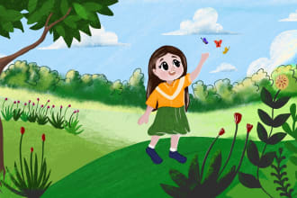 draw children book illustrations