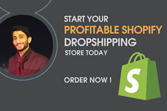 create and manage shopify store