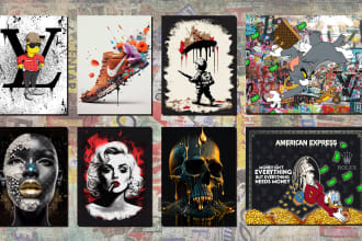 make amazing trendy wall art designs