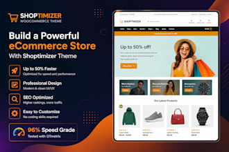 design and develop ecommerce online store website