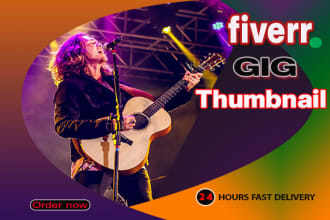 design catchy, high quality fiverr gig image, thumbnail