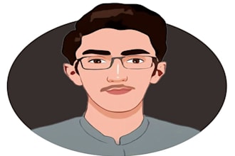 make a face logo, cartoon from your photo in 48 hours