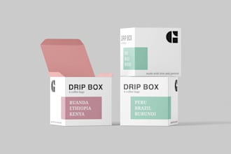design unique product package, product packaging design